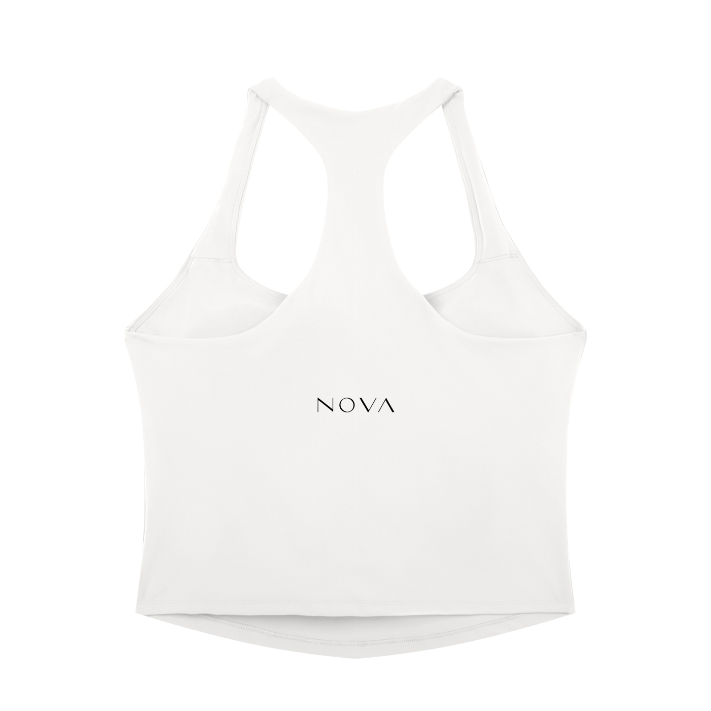Women’s Tight Fit Yoga Tank Top in White