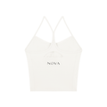 Women’s Solid Color Yoga Sports Bra in White