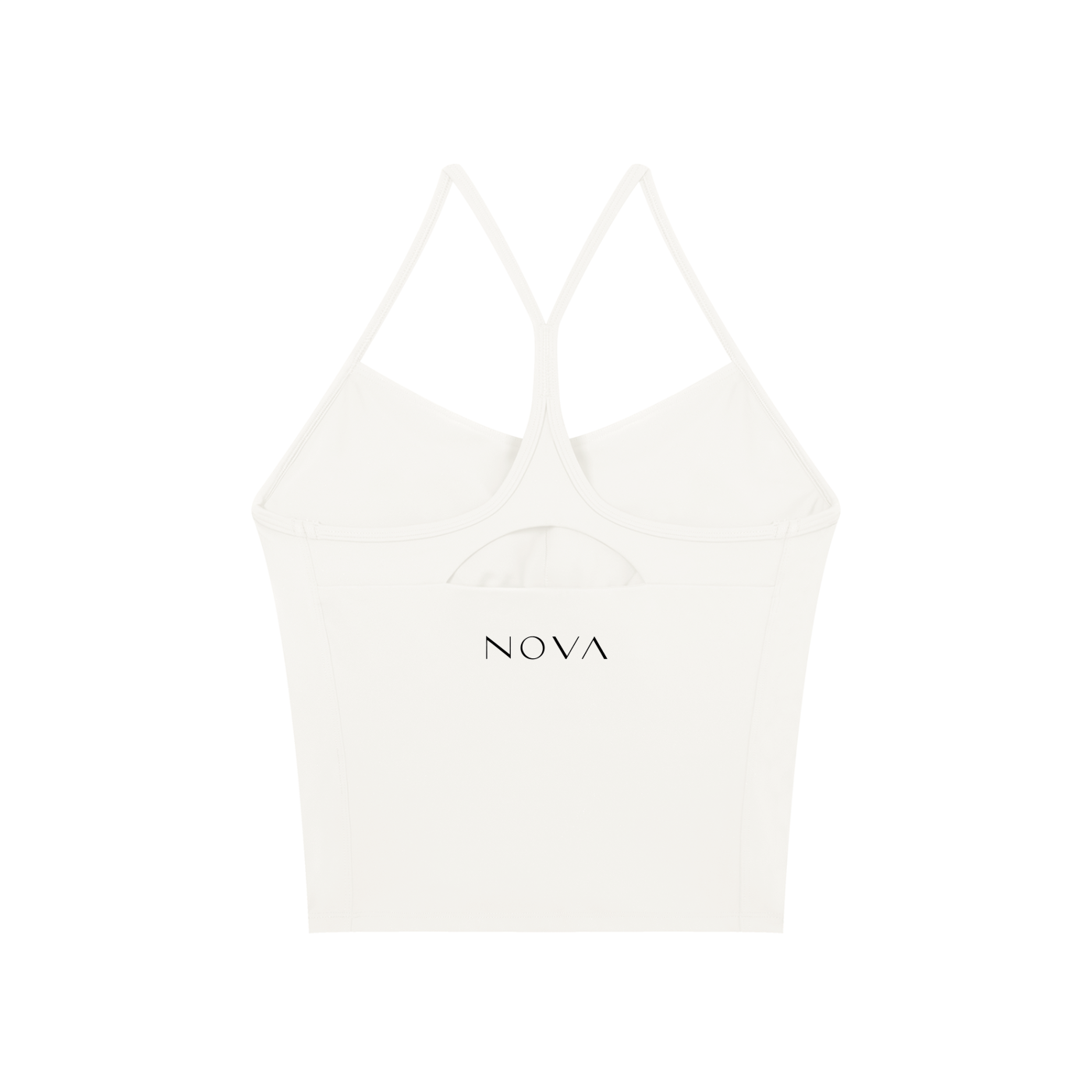 Women’s Solid Color Yoga Sports Bra in White