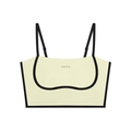 Women’s Color Block Yoga Sports Bra in Yellow