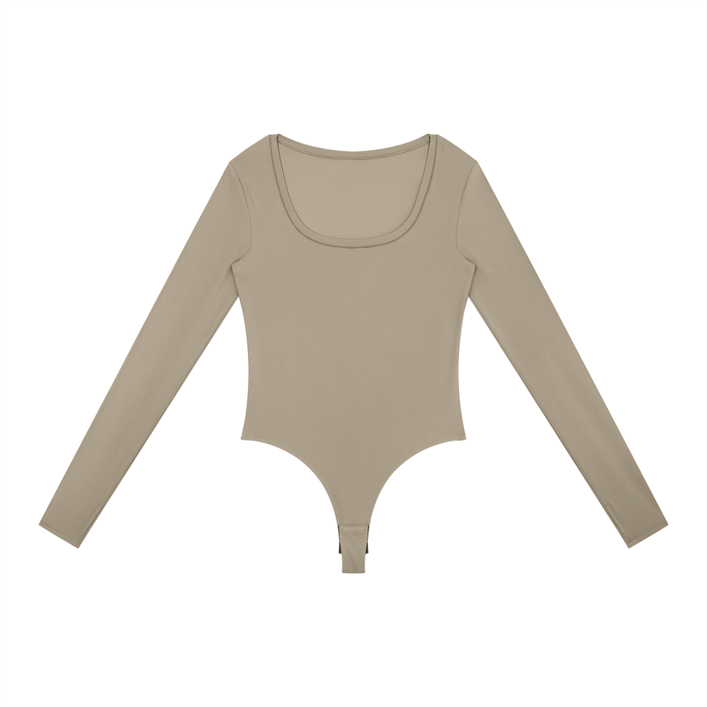 Women's Tight Long Sleeve Yoga Bodysuit