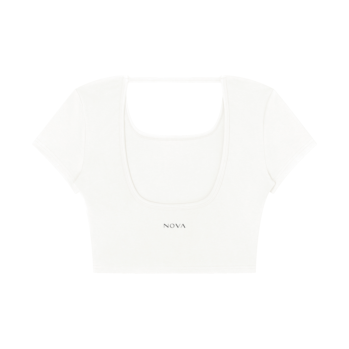 Women's Square Neck Crop T-Shirt