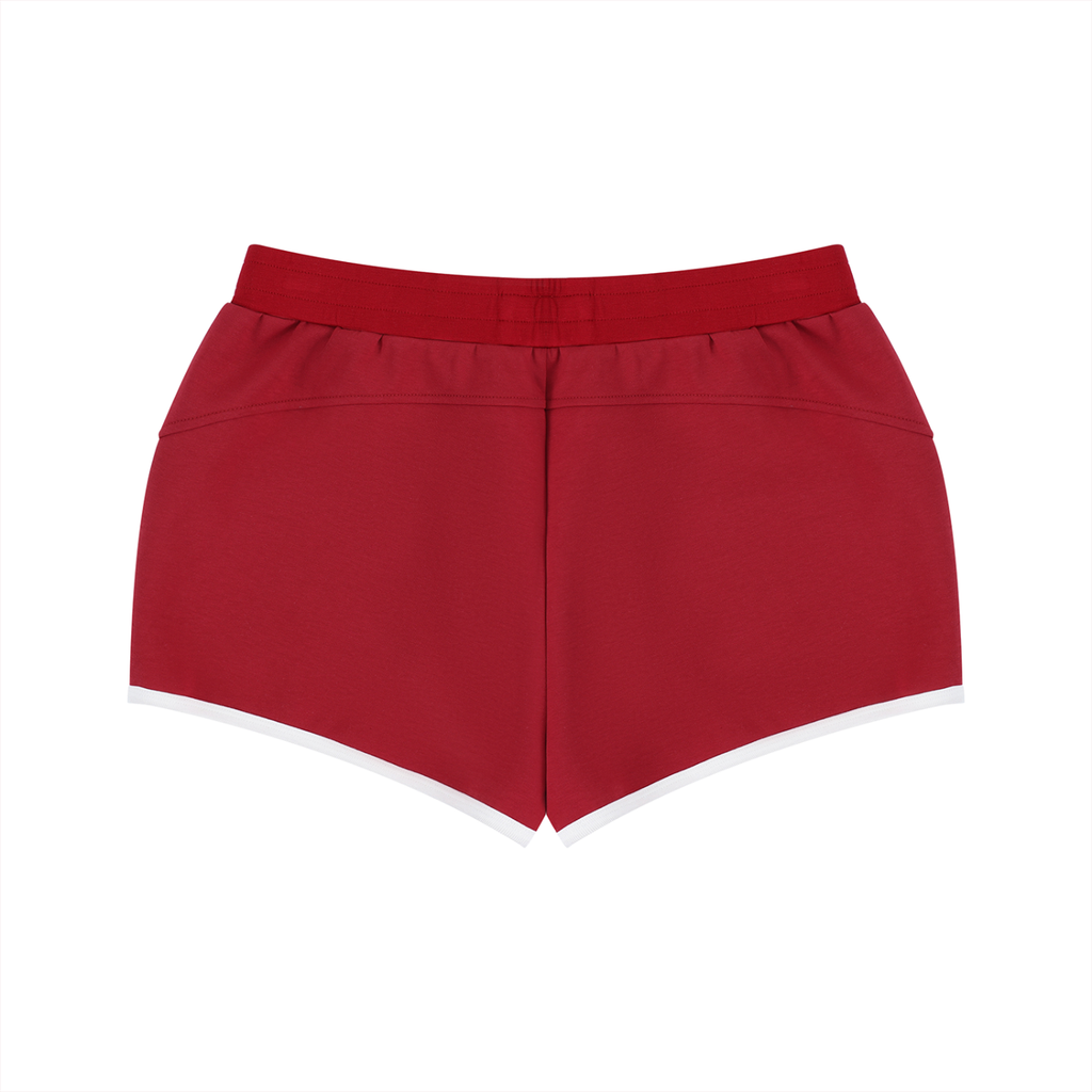 Women's Retro Contrast Binding Shorts