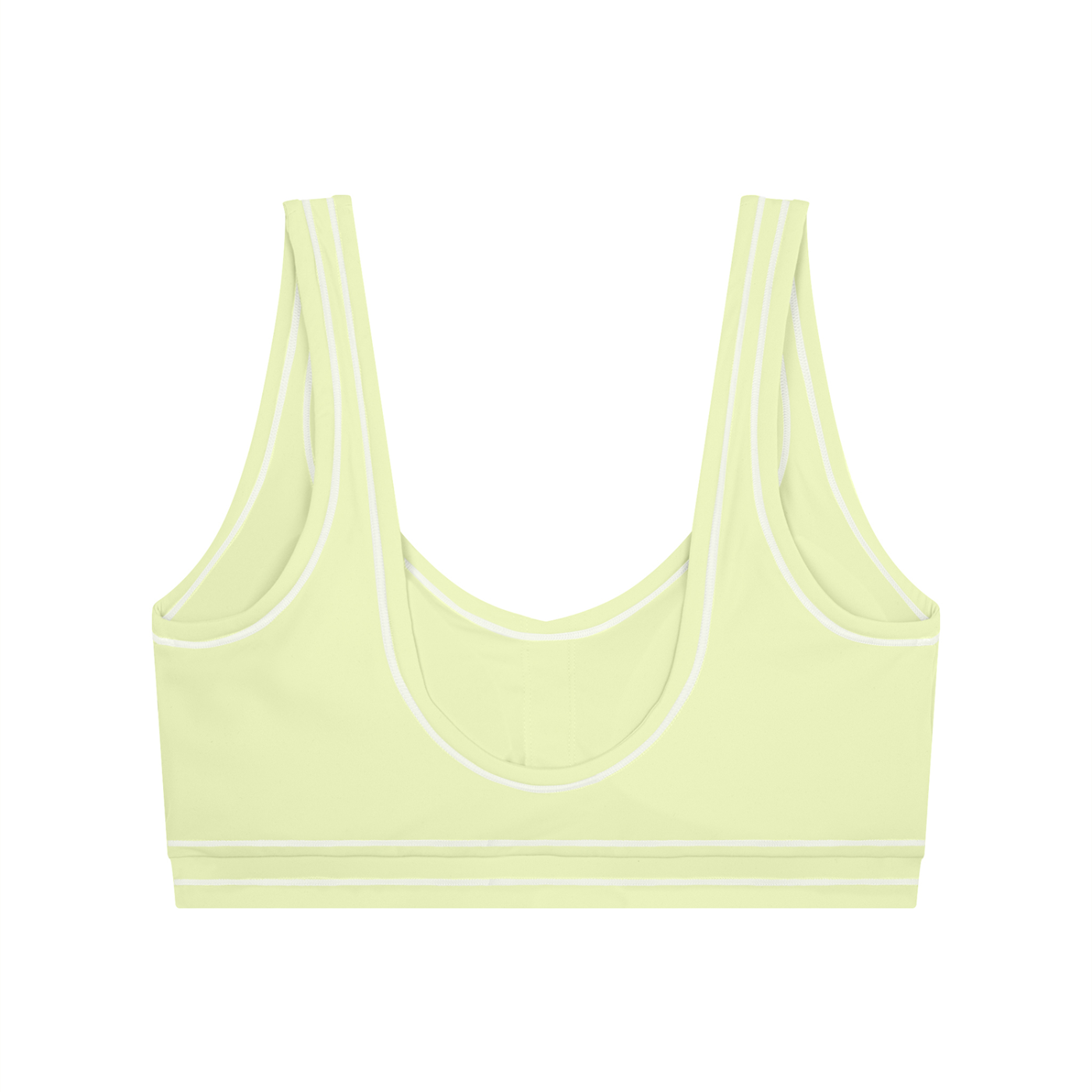Women’s Topstitching Yoga Sports Bra Front Logo