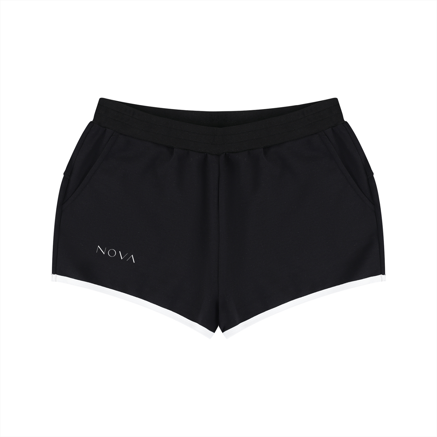 Women's Retro Contrast Binding Shorts