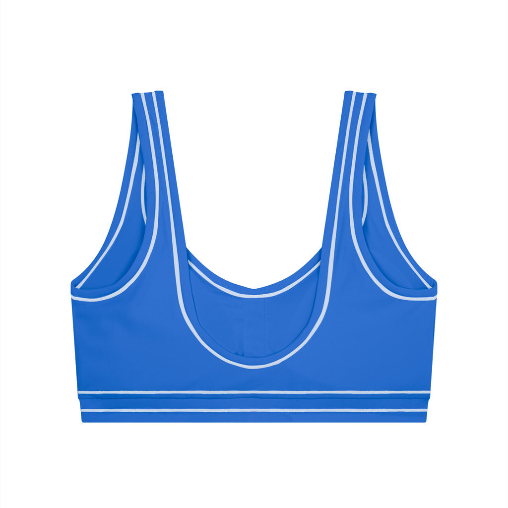 Women’s Topstitching Yoga Sports Bra Front Logo