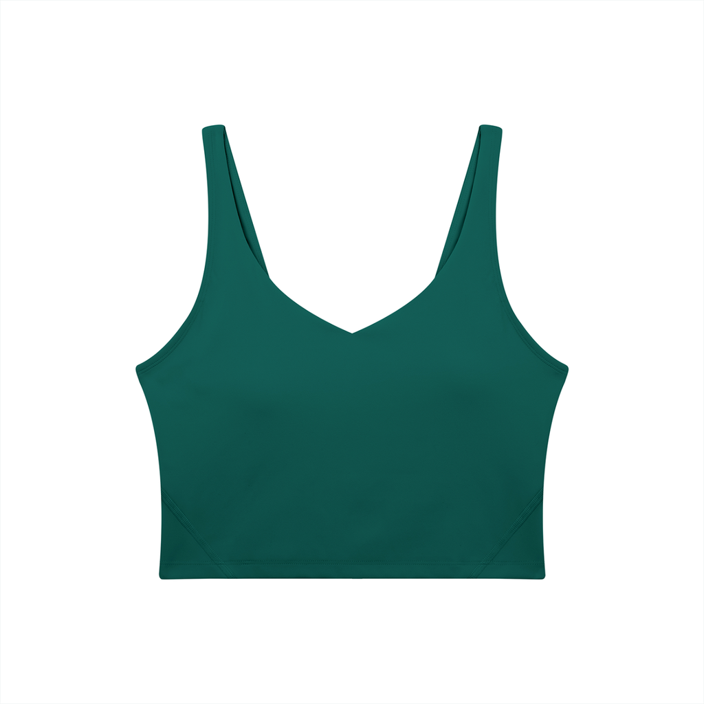 Women's V-Neck Yoga Sports Bra