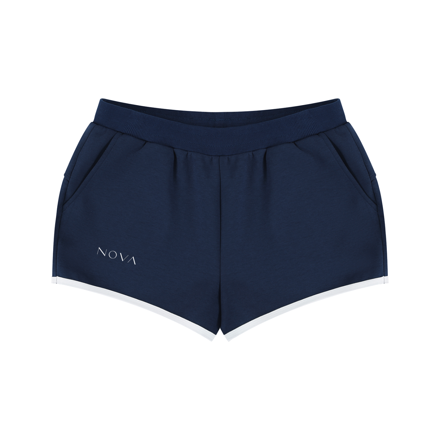 Women's Retro Contrast Binding Shorts