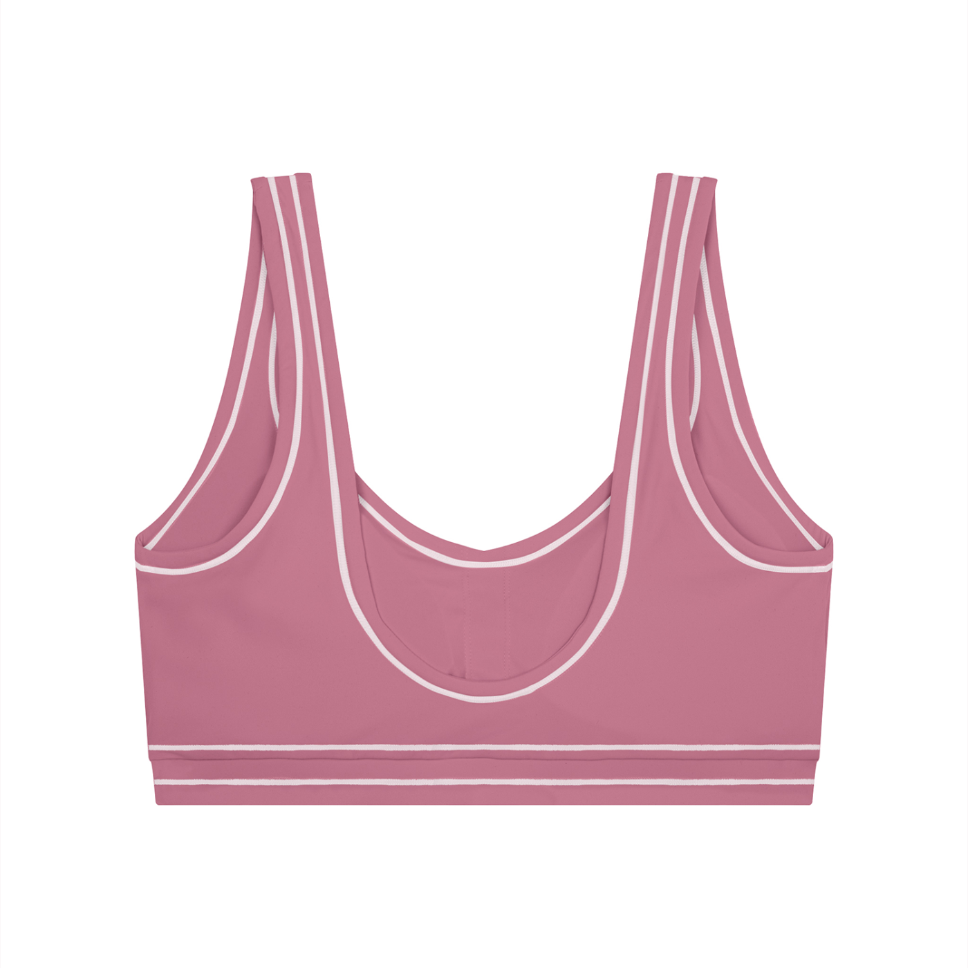 Women’s Topstitching Yoga Sports Bra Front Logo