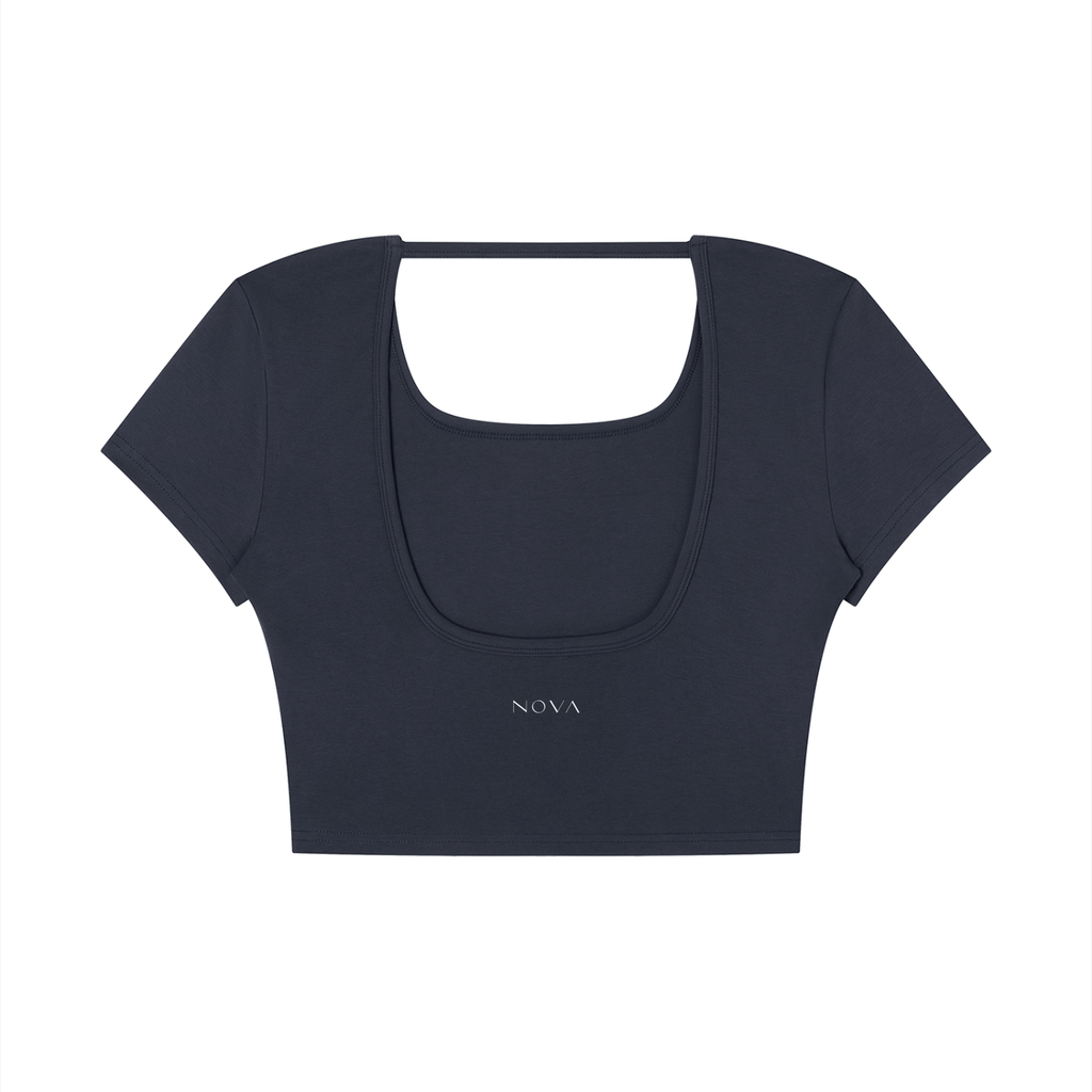 Women's Square Neck Crop T-Shirt