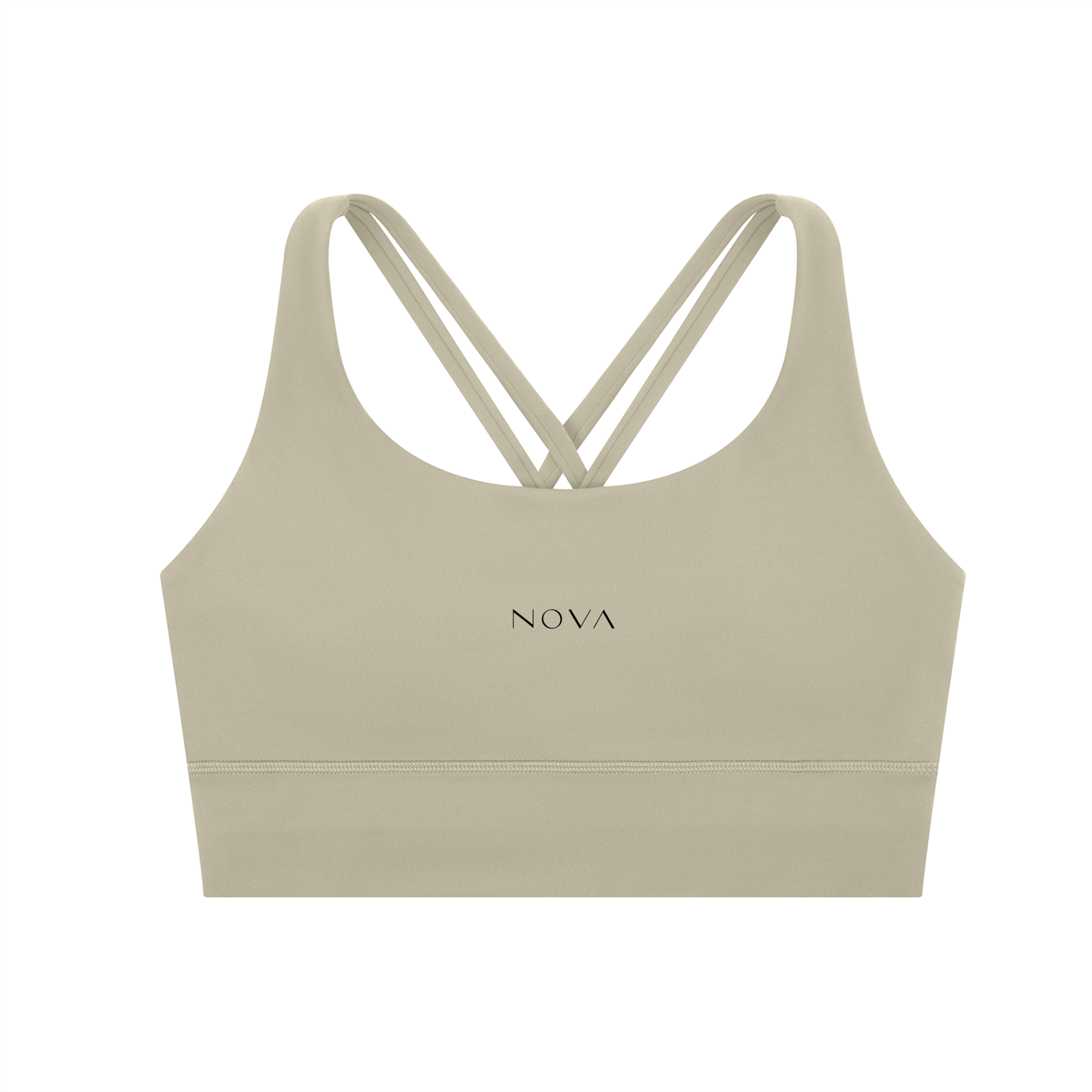 Strappy Criss-Cross Sports Bra