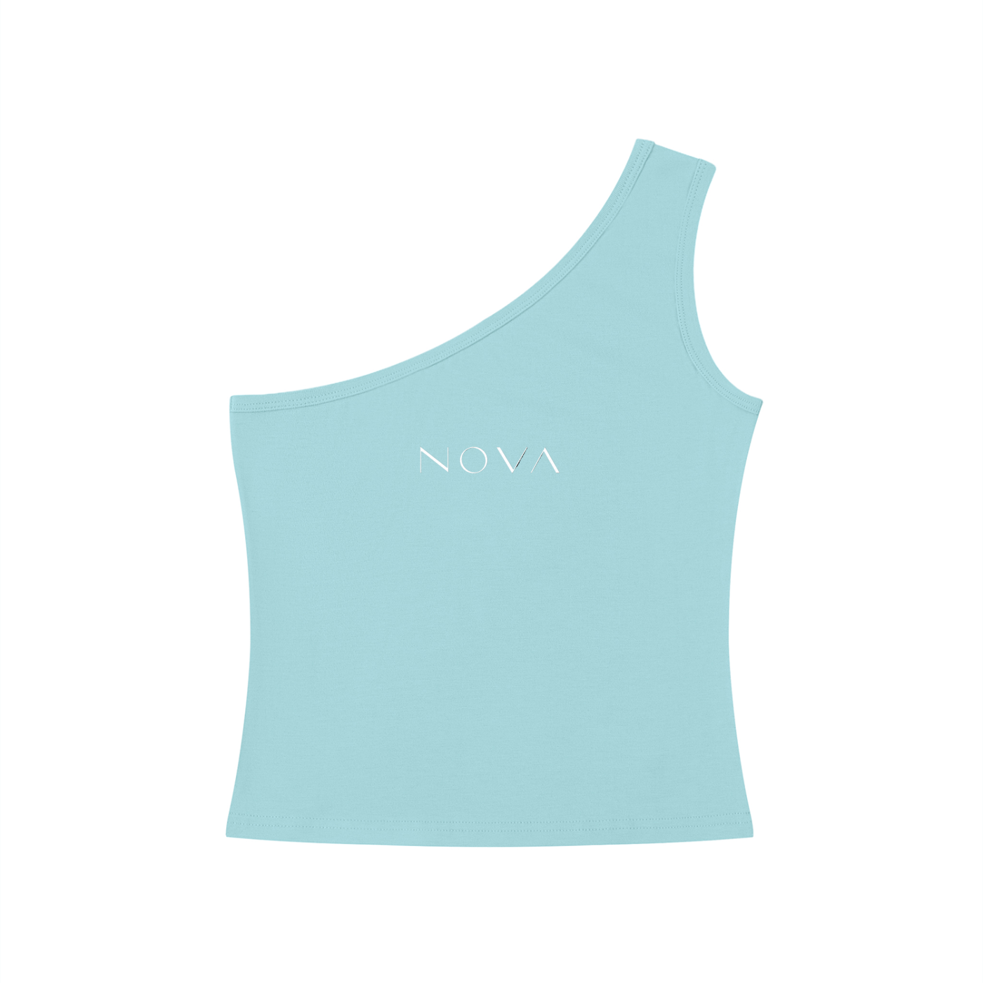 Women's One-Shoulder Crop Tank Top
