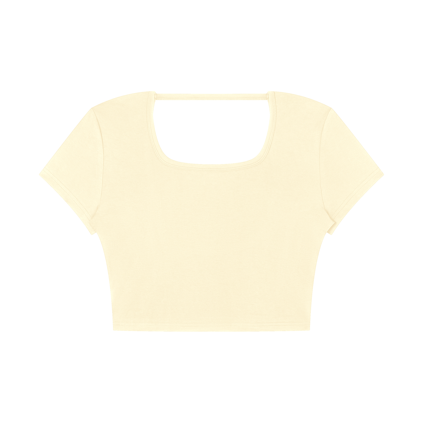 Women's Square Neck Crop T-Shirt