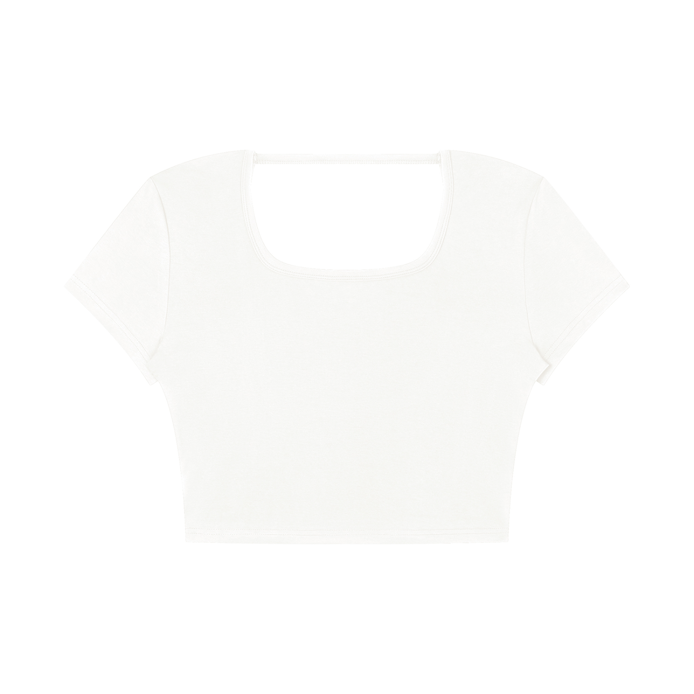 Women's Square Neck Crop T-Shirt