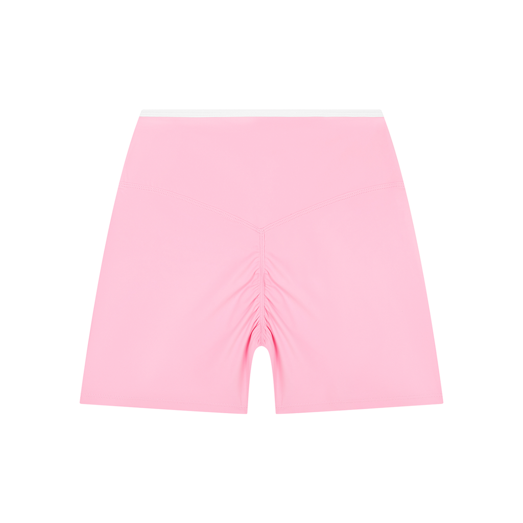 Women’s High Rise Color Block Yoga Shorts