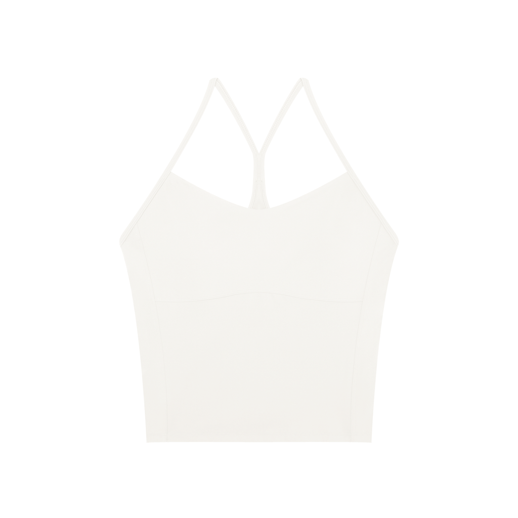 Women’s Solid Color Yoga Sports Bra in White