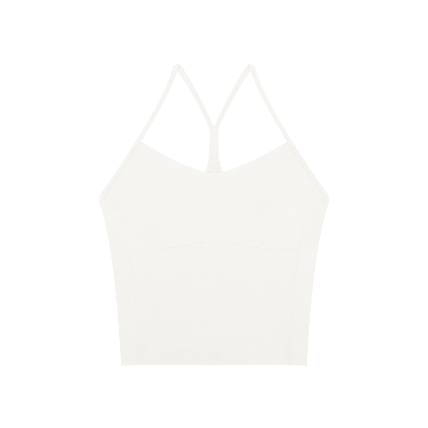 Women’s Solid Color Yoga Sports Bra in White