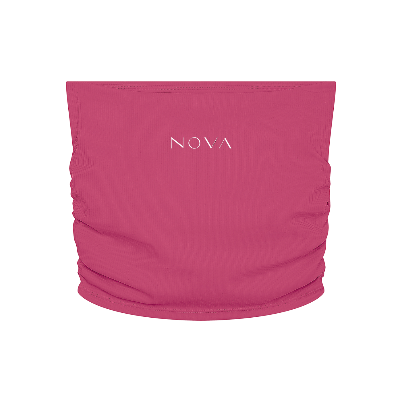 Women’s Ruched Cropped Yoga Tube Top