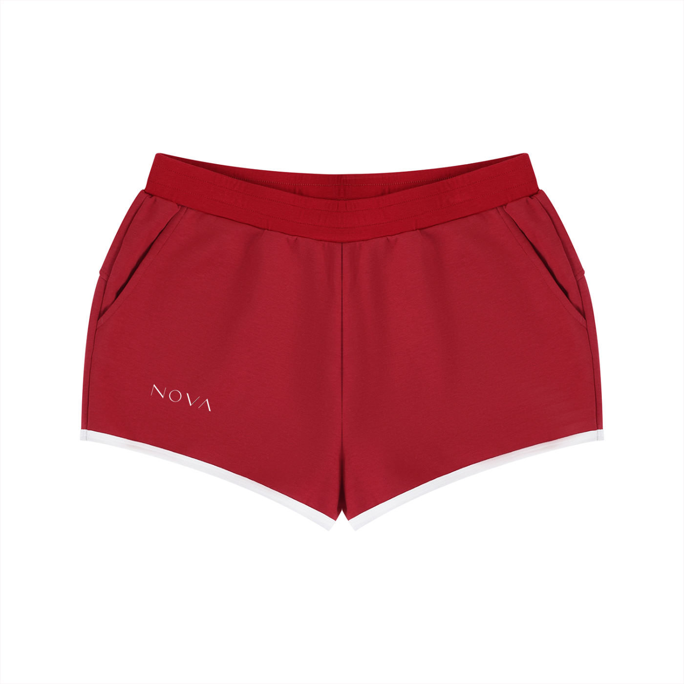 Women's Retro Contrast Binding Shorts