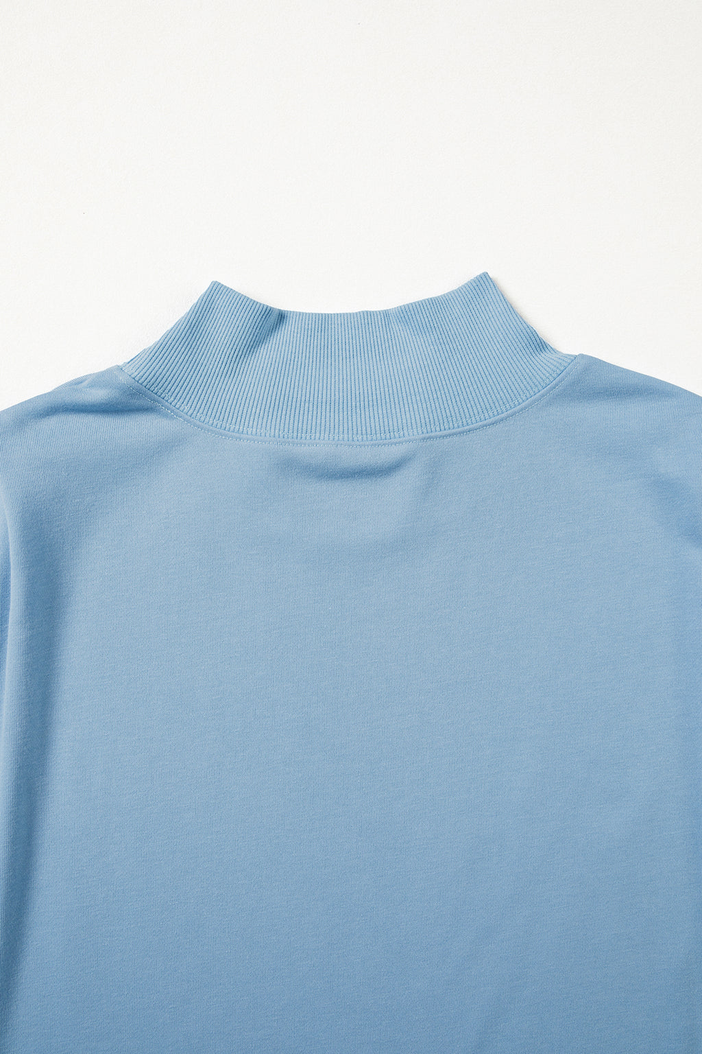 Yellow Solid Color High Neck Cap Sleeve Loose Top