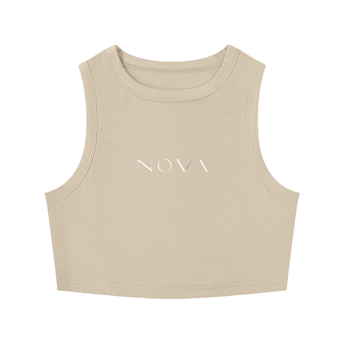Women's Tight Crewneck Crop Tank Top