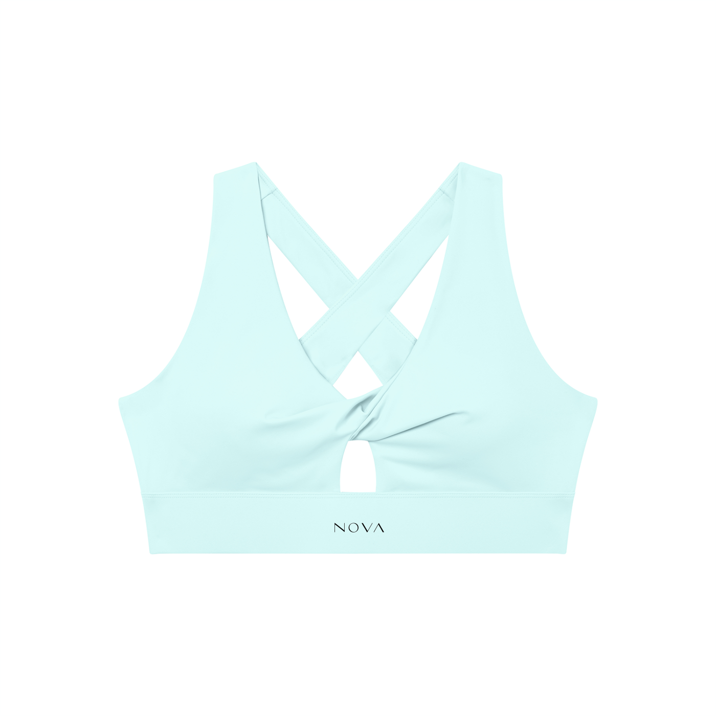 Women's Twist Front V-Neck Sports Bra