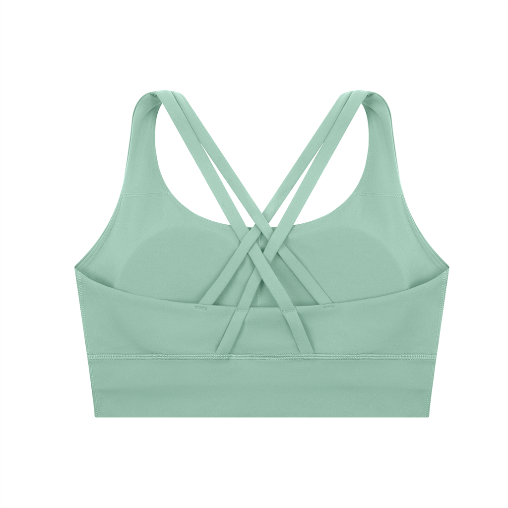 Strappy Criss-Cross Sports Bra