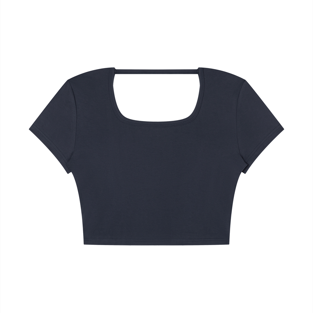 Women's Square Neck Crop T-Shirt