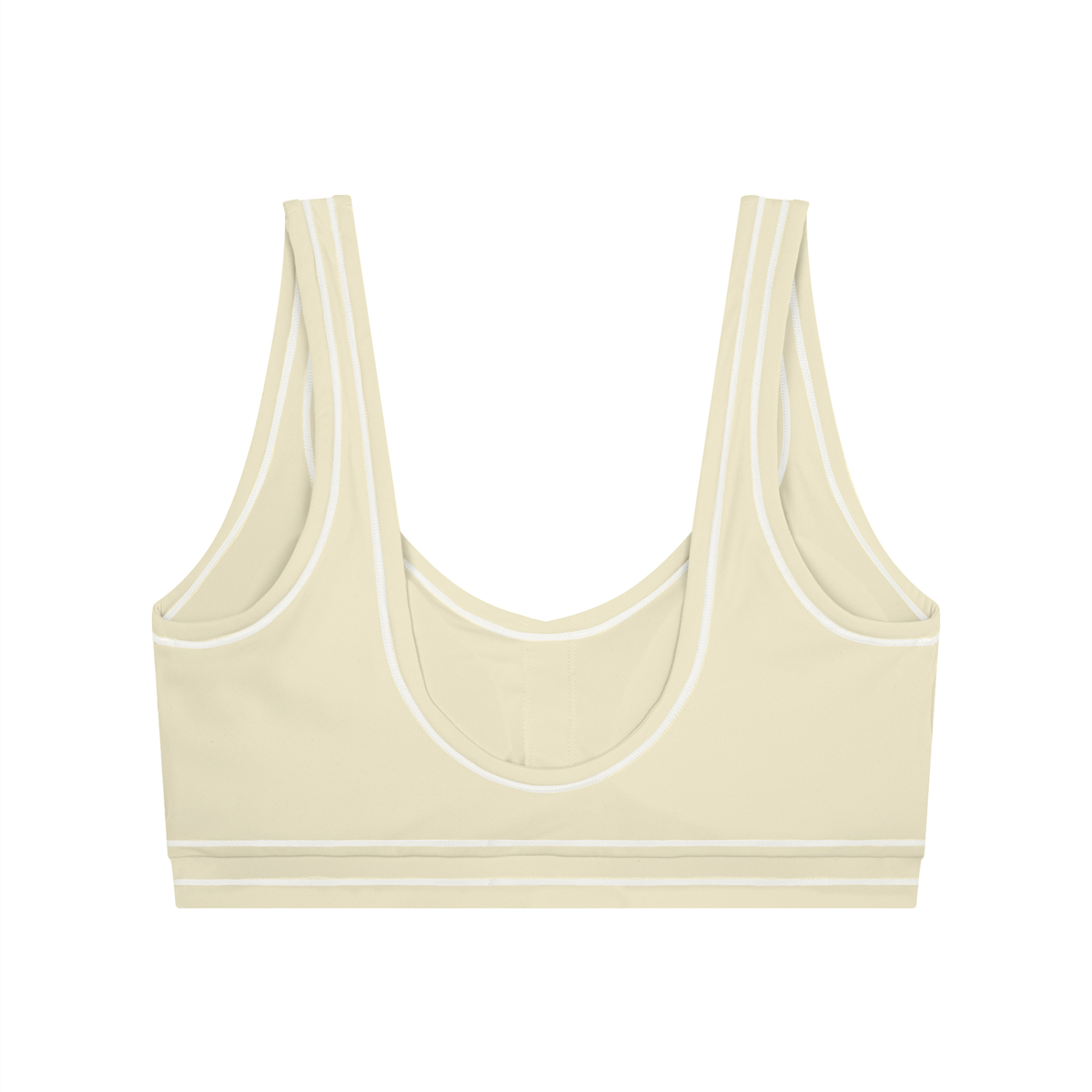 Women’s Topstitching Yoga Sports Bra Front Logo