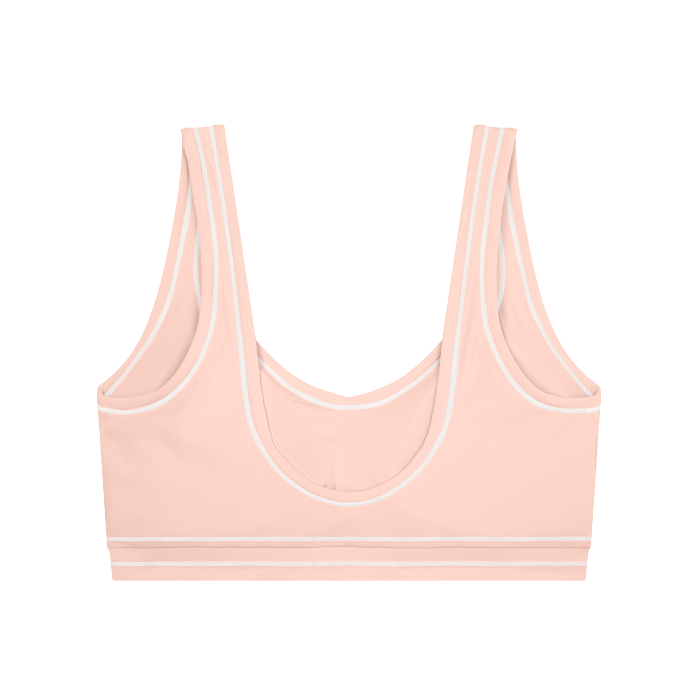 Women’s Topstitching Yoga Sports Bra Front Logo
