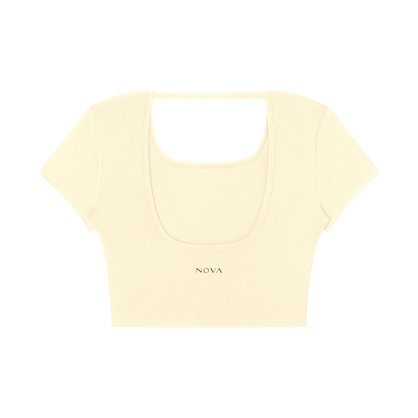 Women's Square Neck Crop T-Shirt