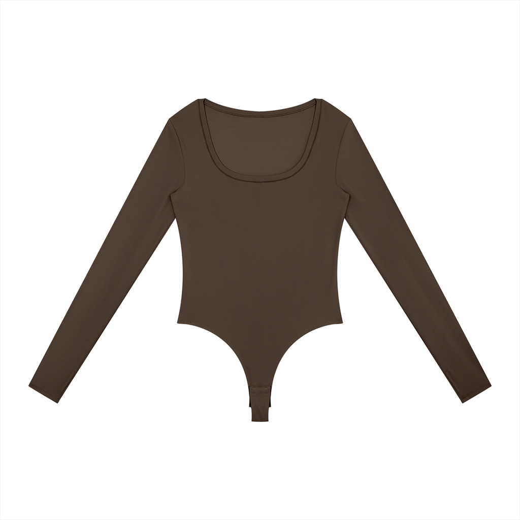 Women's Tight Long Sleeve Yoga Bodysuit