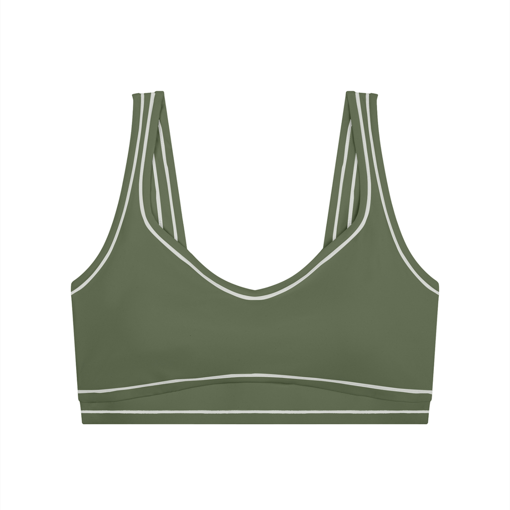 Women’s Topstitching Yoga Sports Bra